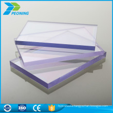 10 years warranty UV 6mm thick anti static polycarbonate plastic flat roof sheet